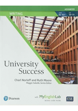 University Success Advanced. Writing SB + MyEngLab