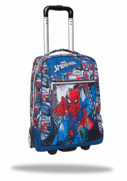 Plecak młodzieżowy na kółkach Disney Core Compact Spiderman