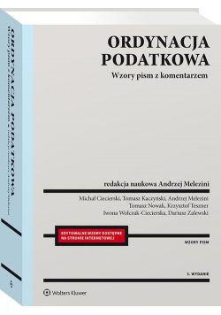 Ordynacja podatkowa Wzory pism z komentarzem