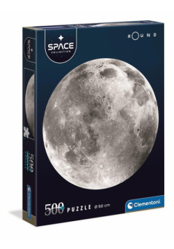Puzzle okrągłe 500 Space Collection Księżyc
