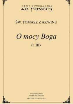 O mocy Boga Tom III