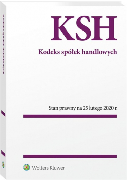 Kodeks spółek handlowych. Przepisy