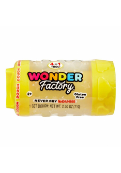 Wonder Factory Never Dry Dough Singles - Yellow