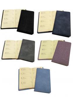 Kalendarz 2020 B6 Tygodniowy Jeans MIX