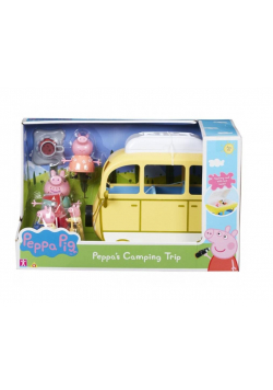 Peppa Pig - Kamper z akcesoriami + 4 figurki