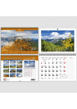 Kalendarz 2021 terminarz 13 Plansz Tatry