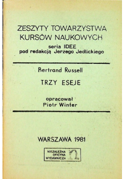 Trzy eseje