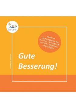 Gute Besserung!