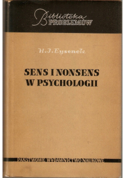 Sens i nonsens w psychologii