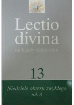 Lectio divina Tom 13 na każdy dzień roku