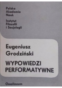 Wypowiedzi performatywne