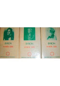 Byron Wybór dzieł Tom od I do III