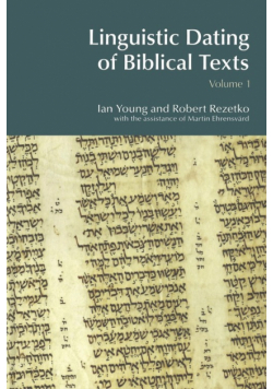 Linguistic Dating of Biblical Texts