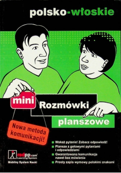 Mini rozmówki planszowe polsko - włoskie