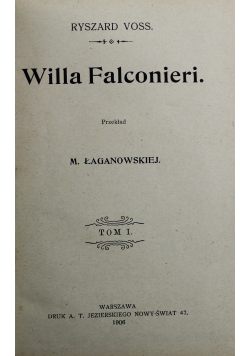 Willa Falconieri 1906 r.