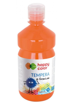 Farba tempera Premium 500ml pomarańcz HAPPY COLOR