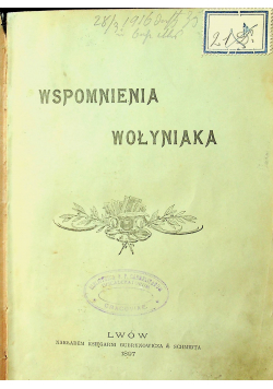 Wspomnienia wołyniaka 1897 r