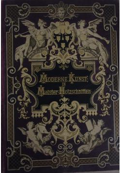 Moderne Kunst in Meister Holzschnitten XIV Band ok 1900 r.