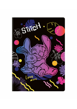 Zeszyt A4 60k kratka Disney Black Stitch wzór 2
