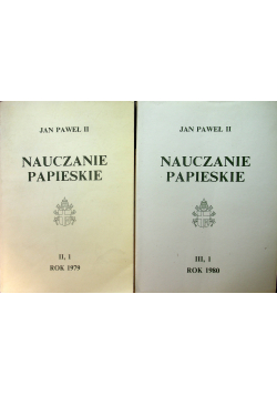 Nauczanie Papieskie tom II i III