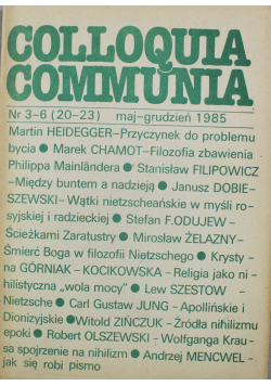 Colloqula Comunia Nr 3 - 4