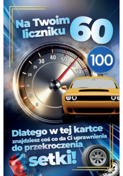 Karnet Prawo Jazdy 60 urodziny męskie