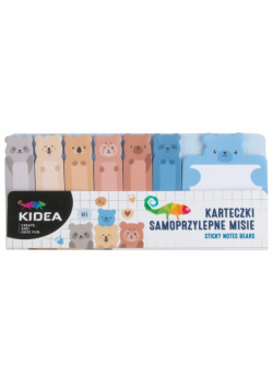 Karteczki samoprzylepne Misie KIDEA