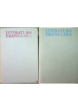 Literatura francuska 2 tomy