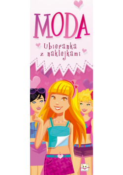 Moda ubieranka z naklejkami