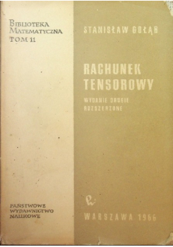 Rachunek tensorowy