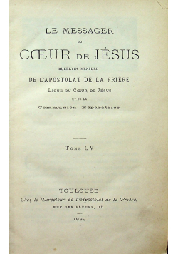 Le messager Coeur de Jesus Tom LV 1889 r.
