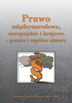 Prawo międzynarodowe europejskie i krajowe granice i wspólne obszary