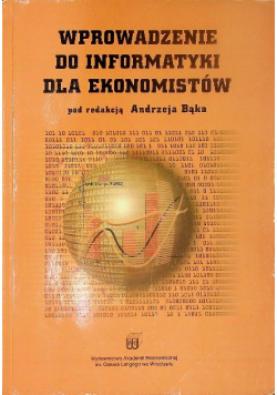 Wprowadzenie Do Informatyki Dla Ekonomistów