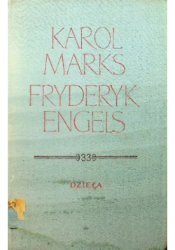 Marks Engels Dzieła Tom 33
