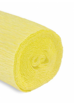 Krepina 50x250cm 180g żółta jasna