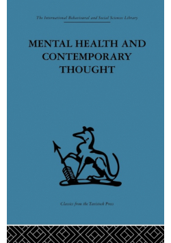 Mental Health and Contemporary Thought