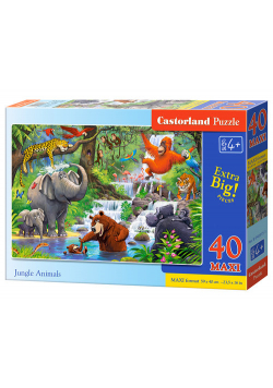 Puzzle maxi Jungle Animals 40
