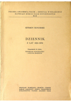 Dziennik z lat 1831 - 1834