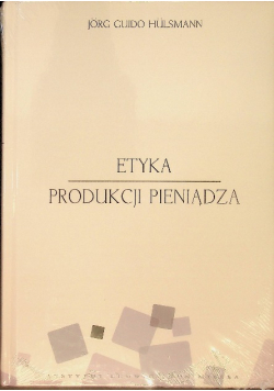 Etyka produkcji pieniądza