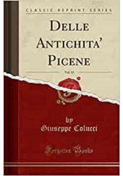 Delle Antichita' Picene reprint 1791 r