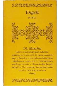 Engels Myśli