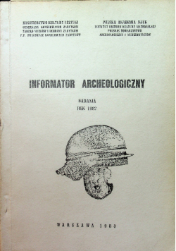 Informator Archeologiczny badania 1982