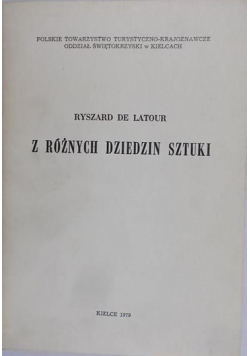Z różnych dziedzin sztuki