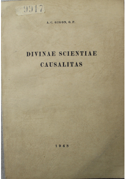 Divinae Scientiae Causlitas 1948 r.