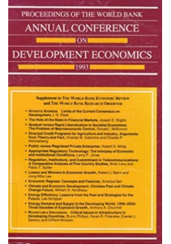 Annual conference on development economics 1993