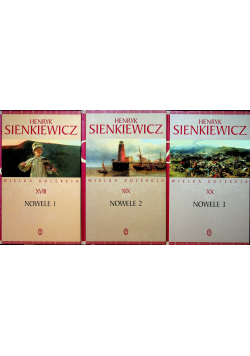 Sienkiewicz nowele 3 tomy