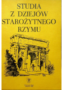 Studia z dziejów starożytnego Rzymu