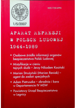 Aparat represji w Polsce Ludowej 1944 do 1989  Nr 1