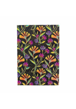 Notatnik w kropki Paperblanks Wild Flowers Midi Flexi