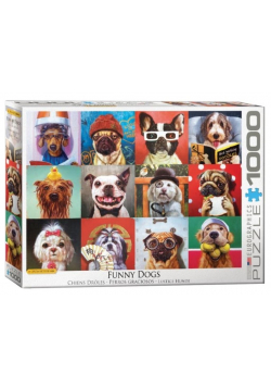 Puzzle 1000 Śmieszne psy